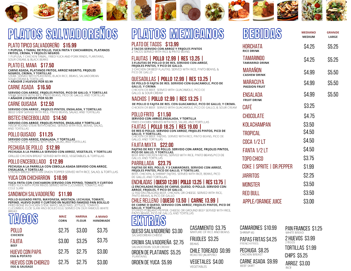 Restaurante El Mana Menu - Image 2